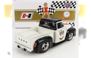 FORD F-100 Pick-up Hurst Custom (1956), White Black