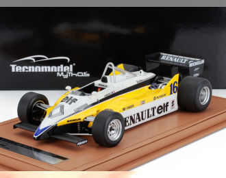 RENAULT F1 Re30b V6 Turbo Team Renault Elf №16 Winner France Gp (1982) Rene Arnoux, White Yellow Black