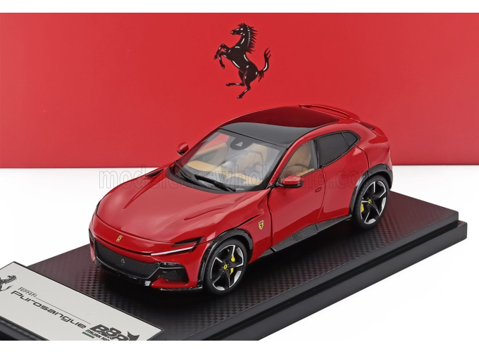 FERRARI Purosangue Suv Panoramic Roof (2022), Rosso Corsa - Red