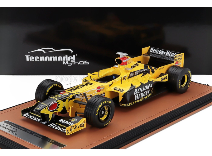 JORDAN F1 198 Honda Mf-301 Hc №10 Australian Gp Ralph Schumacher (1998), Yellow Black