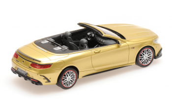 BRABUS 850 MERCEDES AMG S 63 S CLASS CABRIOLET 2016 GOLD