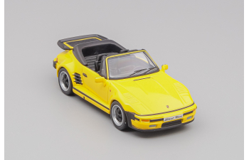 PORSCHE 911 Slant Nose Cabrio (1989), yellow