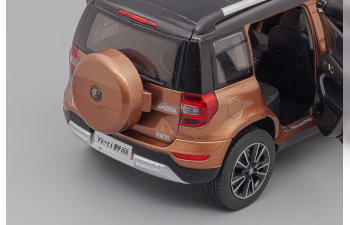 SKODA Yeti (2013), brown