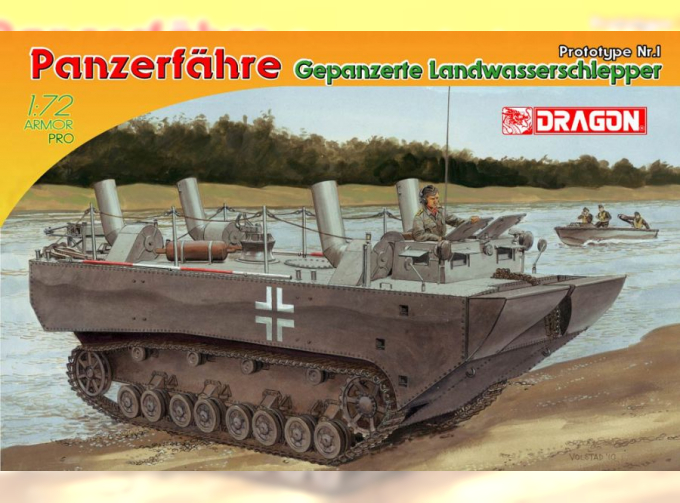 Сборная модель Panzerfahre Gepanzerte Landwasserschlepper Prototype Nr.I