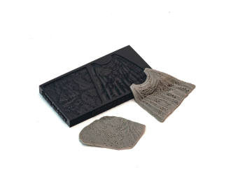 Молд плащ из кожи, размер S