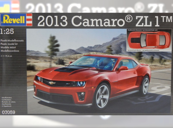 Сборная модель Легковой автомобиль 2013 Camaro ZL-1