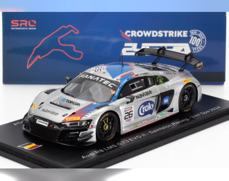 AUDI R8 Lms Gt3 Evo Ii 5.2l V10 Team Sainteloc Racing №26 24h Spa (2024) Alban Varutti - Gilles Stadsbader - Ivan Klymenko - Markus Paverud, Silver Blue Red