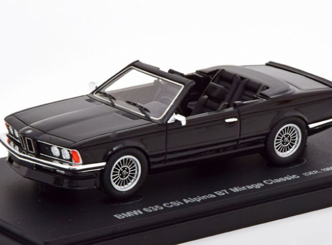 BMW 635 CSI Alpina B7 Mirage Classic (1985), black