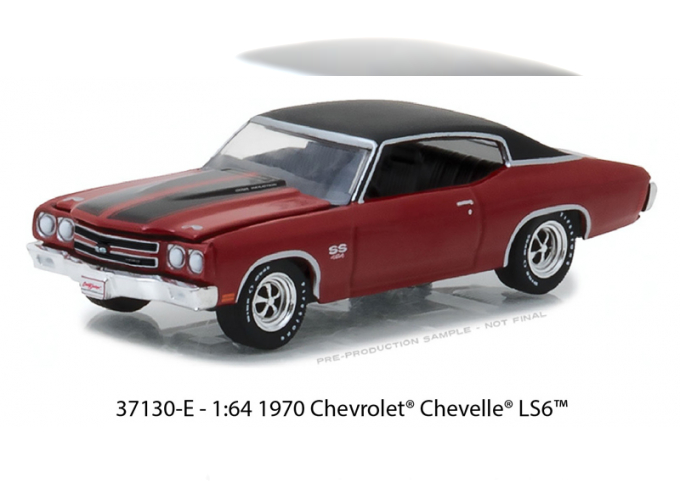 CHEVROLET Chevelle LS6 1970 Maroon / Black