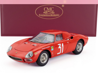 FERRARI 250lm Ch.n5899 Team Scuderia Filipinetti №31 Winner Monza (1964) Nino Vaccarella, Red