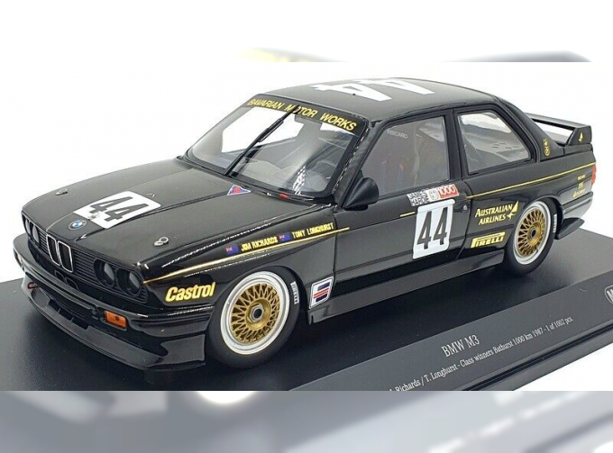 BMW M3 - JPS TEAM BMW - RICHARDS/LONGHURST - Class Winner Bathurst 1000 km (1987)