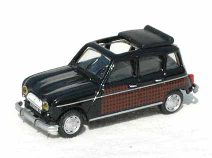 RENAULT 4L Parisienne (1964), black / red