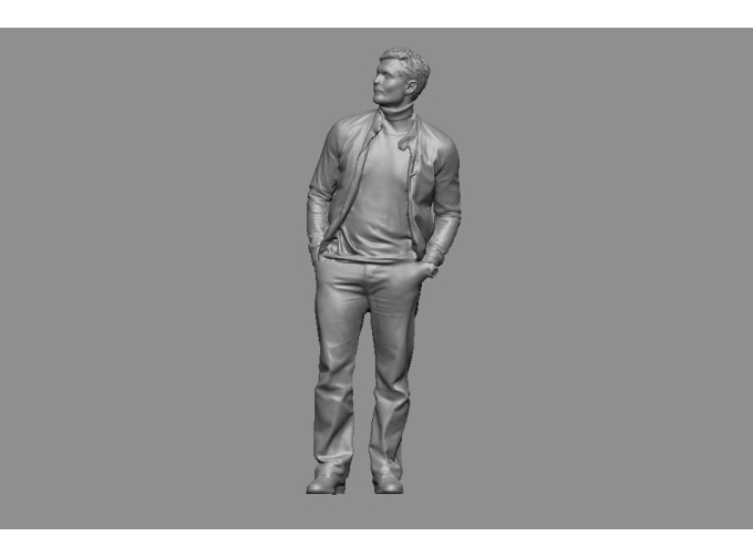 Фигурка Мужчина с усами (под покраску)