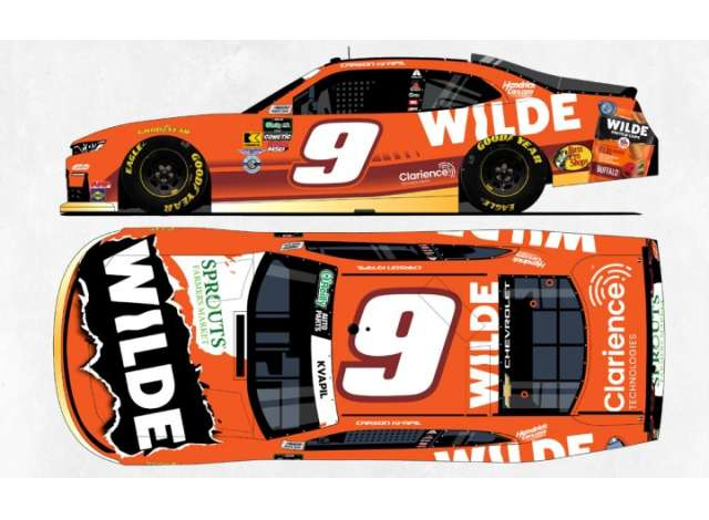 Chevrolet #9 Carson Kvapil *Wilde Buffalo*, orange 2026