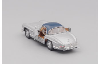 MERCEDES-BENZ 300SL Roadster, silver / blue