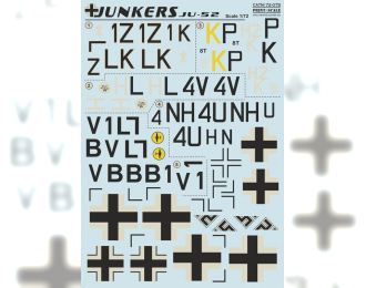 Junkers JU-52 Wet decal