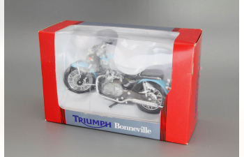 TRIUMPH Bonneville, blue / black