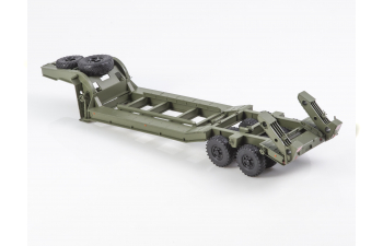 Минский 537 с полуприцепом-тяжеловозом, хаки