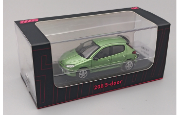 PEUGEOT 206 4-door (1998), green metallic