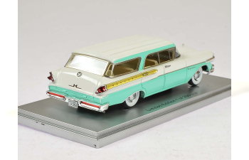 MERCURY Voyager Station Wagon (1957), white / blue