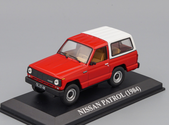 NISSAN Patrol (1984), red / white