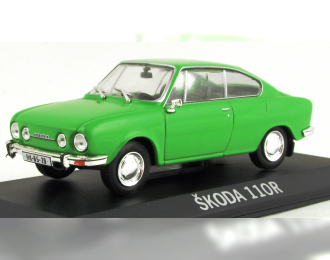 SKODA 110R Coupe, Legendarni automobily minule ery 8, green