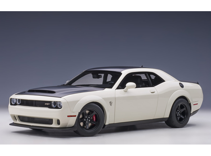 Dodge Challenger Demon SRT белый с черным