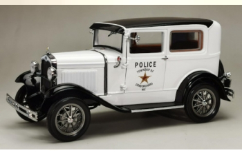 FORD Model A Tudor West Virginia Police (1931), white/black