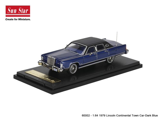 LINCOLN Continental Town Car (1979), blue