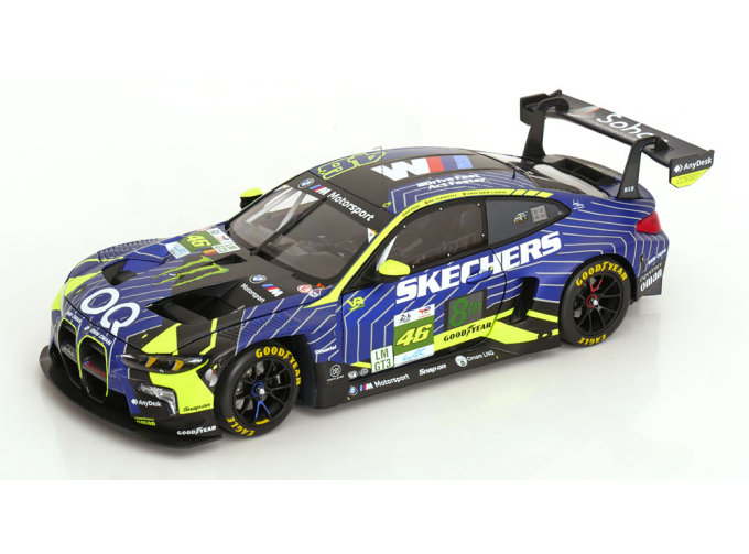 BMW 4-series M4 GT3 Evo 3.0l Turbo Team WRT №46 24h Le Mans Valentino Rossi - Kelvin Van der Linde - Ahmad Al Harthy