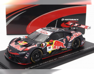 HONDA Nsx-gt Team Red Bull Mugen №16 Gt500 Class Super Gt (2022) U.Sasahara - T.oyu, Blue Red Yellow