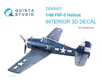 3D Декаль интерьера кабины F6F-5 Hellcat (Eduard)