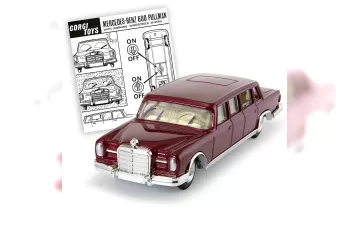 MERCEDES-BENZ 600 Pullman (W100) (1964), dark red