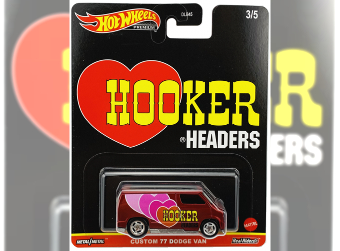 DODGE Van Custom 77 (HOOKER HEADERS) Pop Culture 2021 Dash K Speed Shop Garage