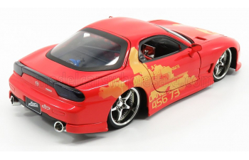 MAZDA Dom's Rx-7 2001 - Toretto - Fast & Furious Ii (2003), Red Yellow