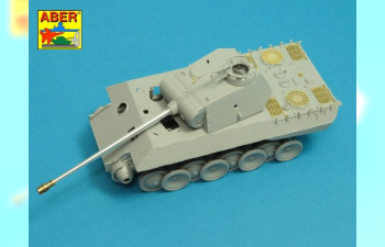 7,5 cm barrel with muzzle brake for Panther Ausf.A/D