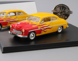 MERCURY Club Coupe Street Rod (1949), yellow / red