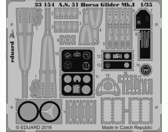 Фототравление для A.S. 51 Horsa Glider Mk.I