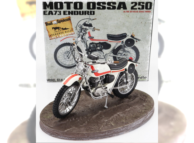 OSSA 250 Ae73 Enduro (1973) - From Movie - Altrimenti Ci Arrabbiamo - Tv Series - Motorcycle, White