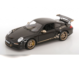 PORSCHE 911 GT3 RS Coupe (997 II) (2009), Black/Gold Metallic
