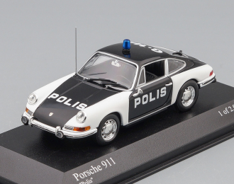 PORSCHE 911 Polis Швеция (1970), black / white