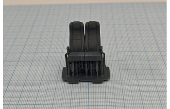 Сиденья пассажирские мягкие для автобусов, пара (тип 1)