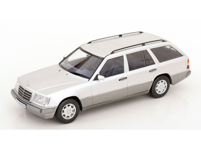 MERCEDES BENZ E-class (s124) T-model Sw Station Wagon (1995), Silver Grey