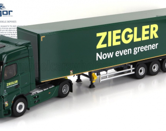 MERCEDES-BENZ Actros 5 1851 Bigspace Truck Cassonato Ziegler Transports (2021), Green