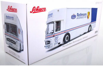 MERCEDES-BENZ O317 Porsche race transporter Rothmans, white blue