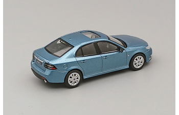 SAAB 9-3 Aero Sedan (2008), light blue metallic