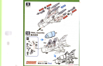 Сборная модель MIG-21 SM/F/BIS & MIG-21 UM