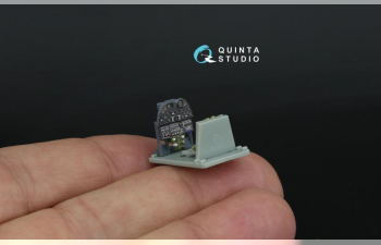 3D Декаль интерьера кабины P-40E Warhawk (Academy/Моделист) (с 3D-печатными деталями)