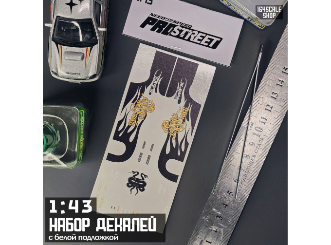 Декаль Need for Speed ProStreet "Drag King"