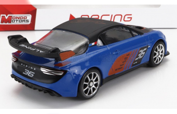 RENAULT Alpine A110 N 36 Gt4 Racing 2021, Blue Black